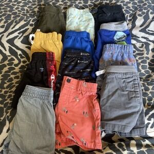 14 Piece Lot Baby Boy 12 18 Months Shorts Swim EUC